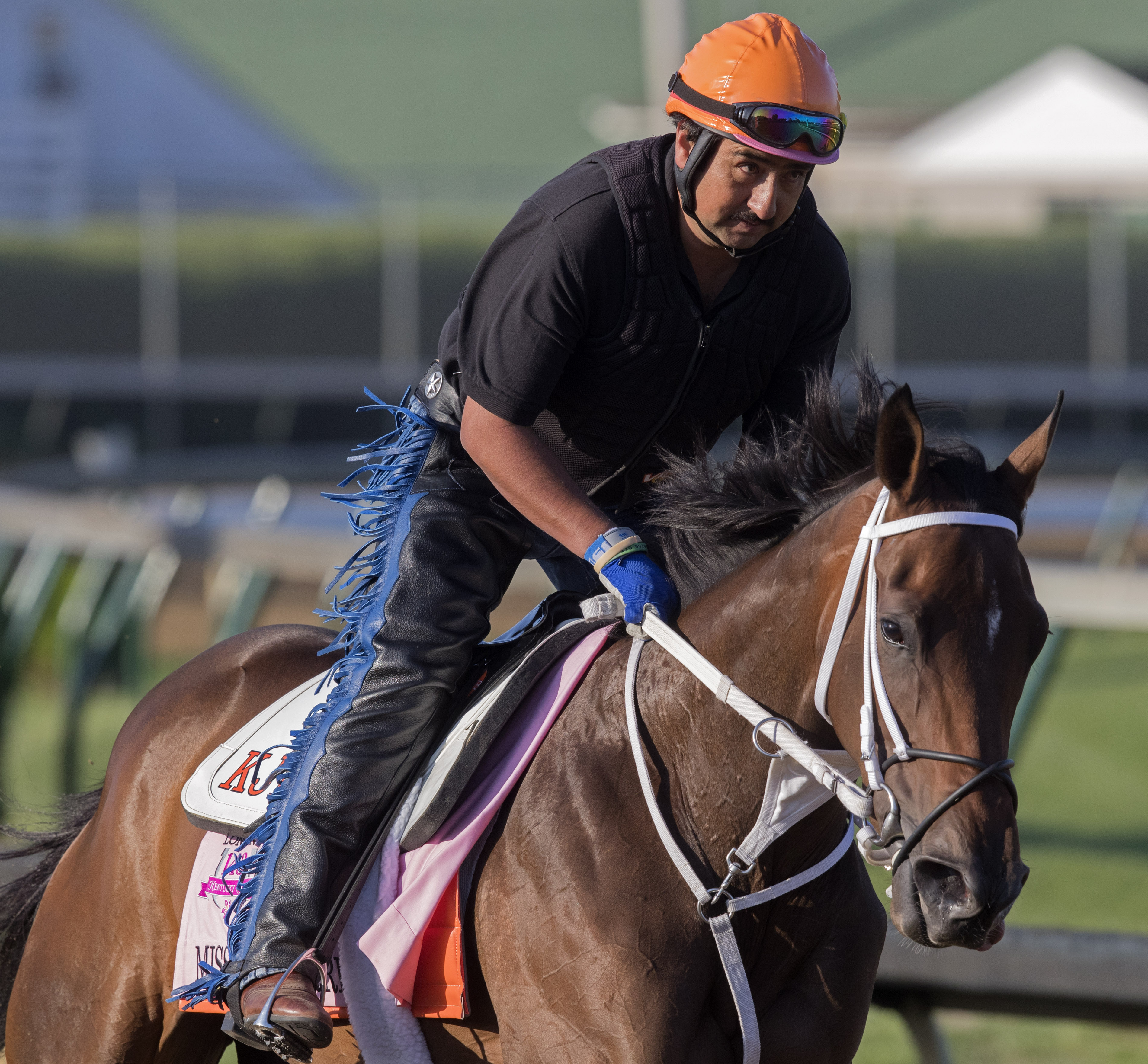 Miss Sky Warrior trains at Churchill on April 25