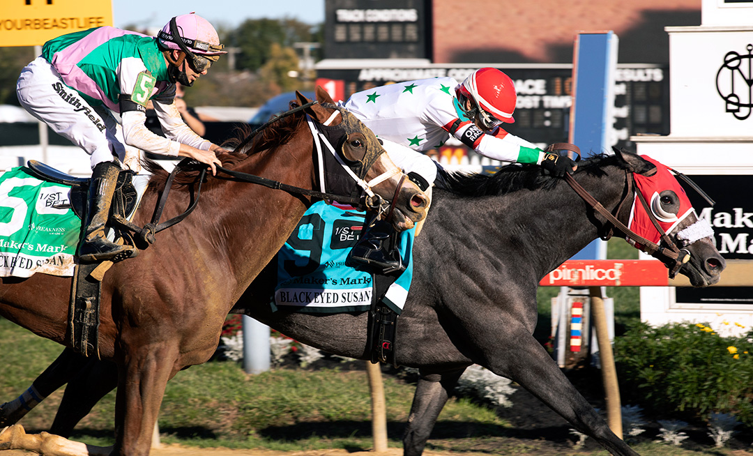 Miss Marissa wins the 2020 Black-Eyed Susan Stakes at Pimlico Race Course