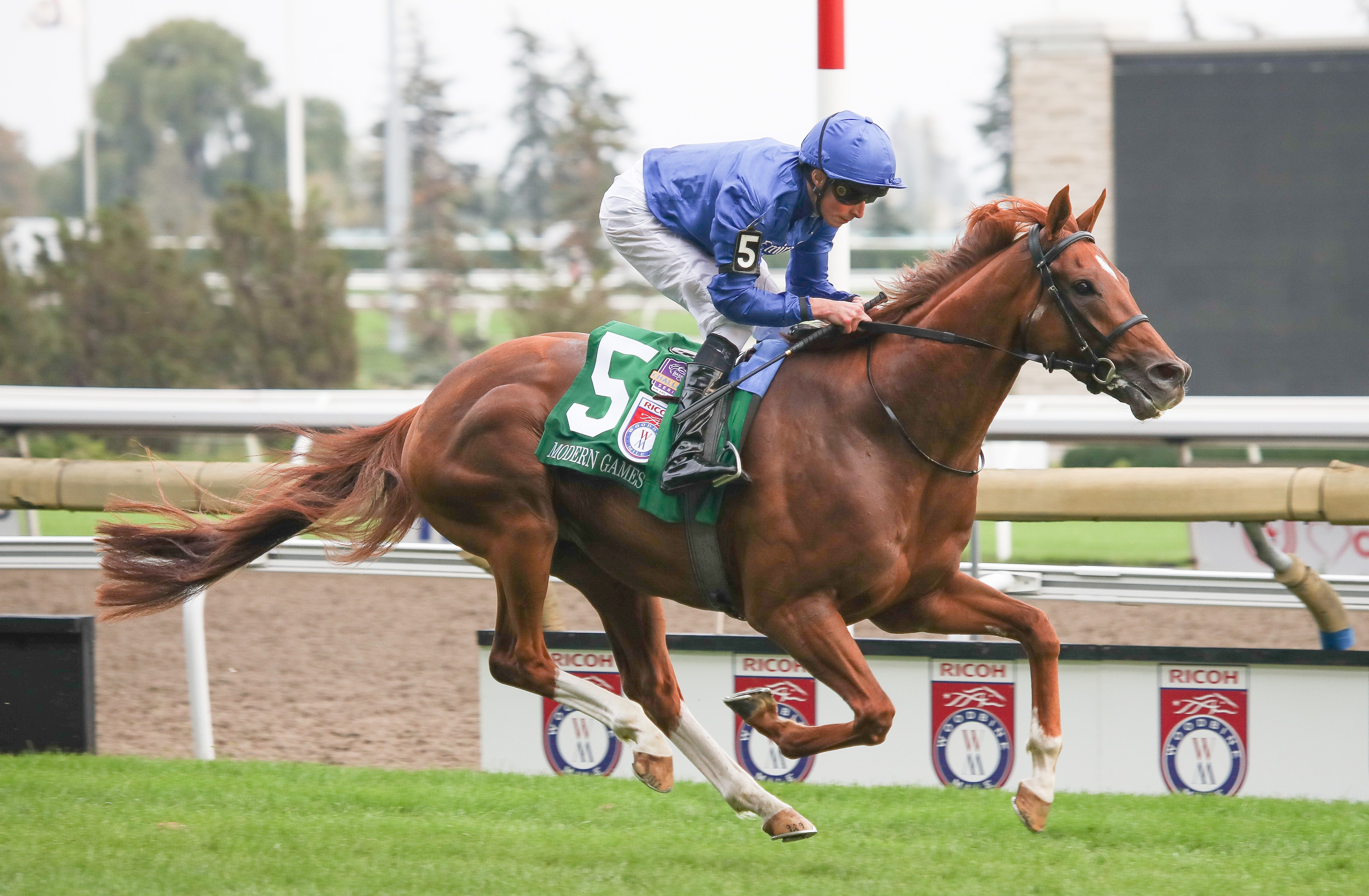 Modern Games wins the Woodbine Mile Sept 17 2022