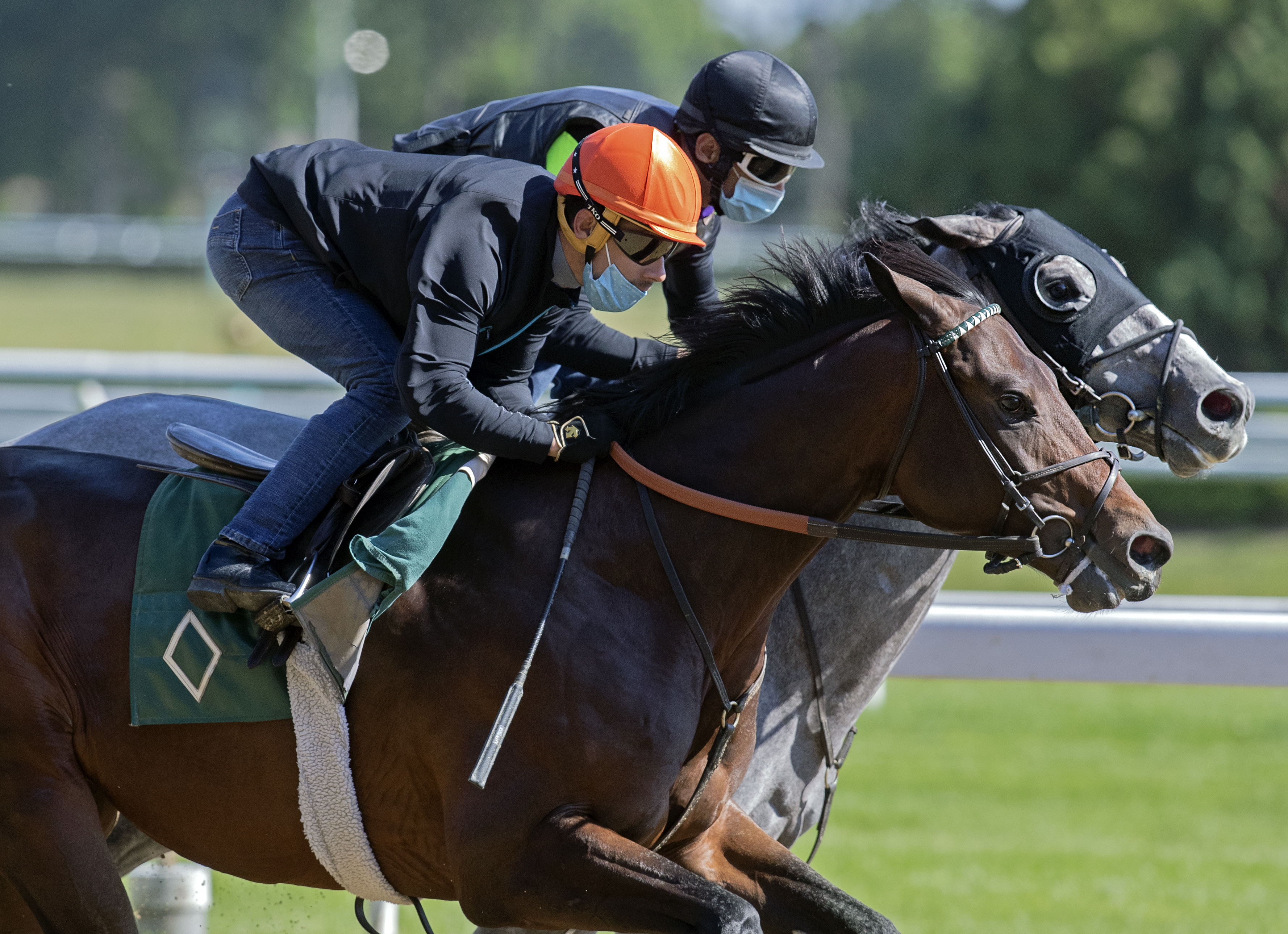 Modernist (outside) works with Tacitus at Belmont.6-14-20.BL.jpg