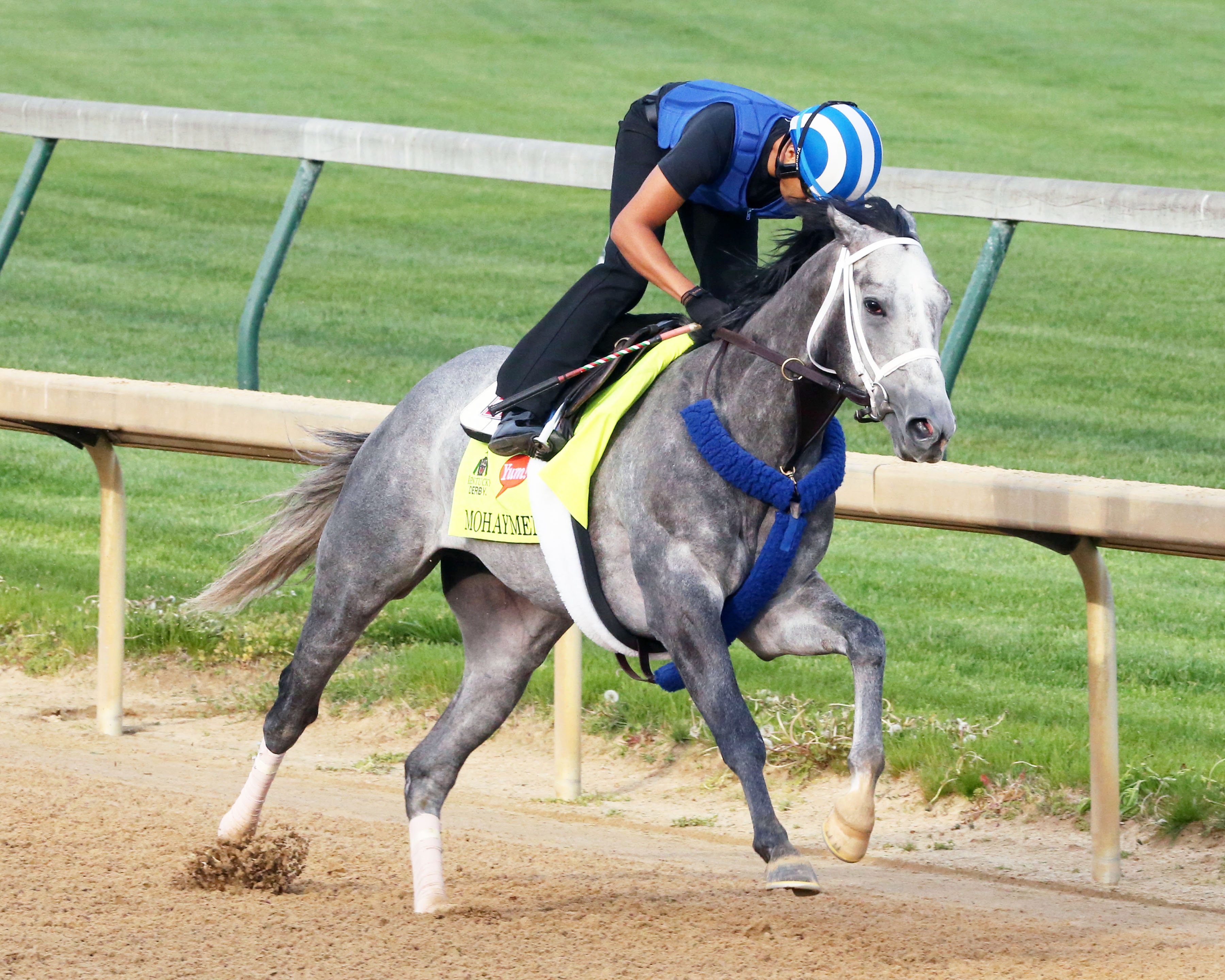 Mohaymen trains at Churchill on April 20