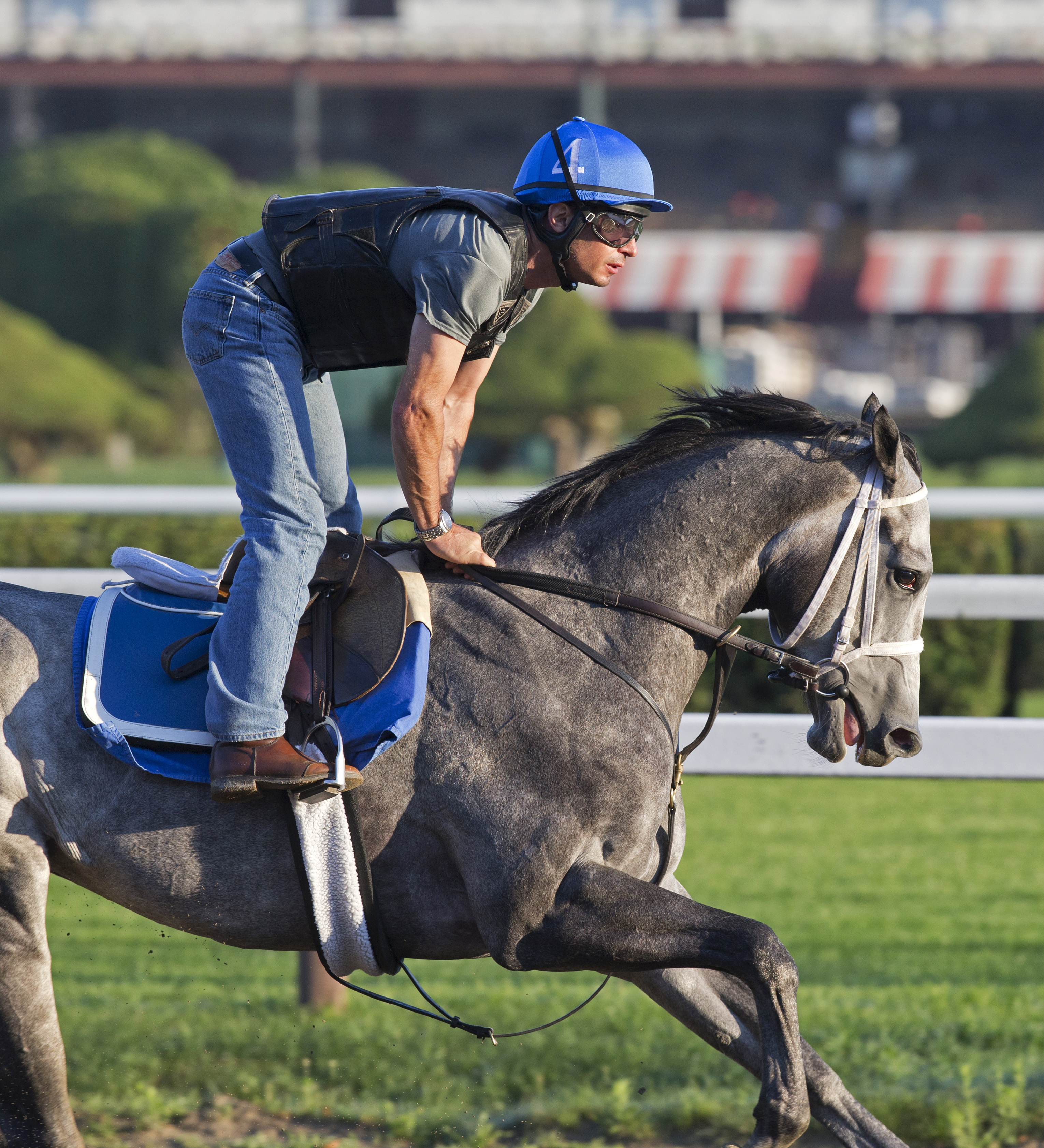 Mohaymen trains at Saratoga on July 21
