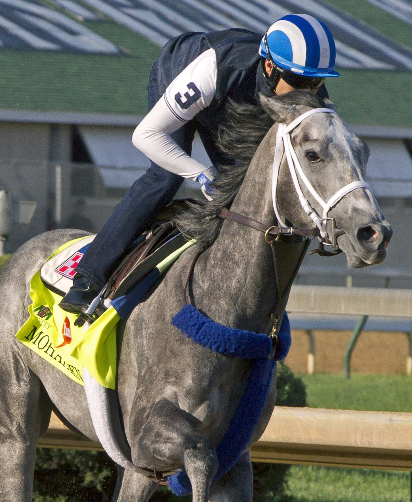 Mohaymen trains at Churchill on April 29