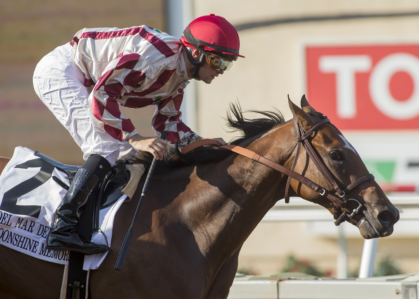 Moonshine Memories wins the 2017 Del Mar Debutante