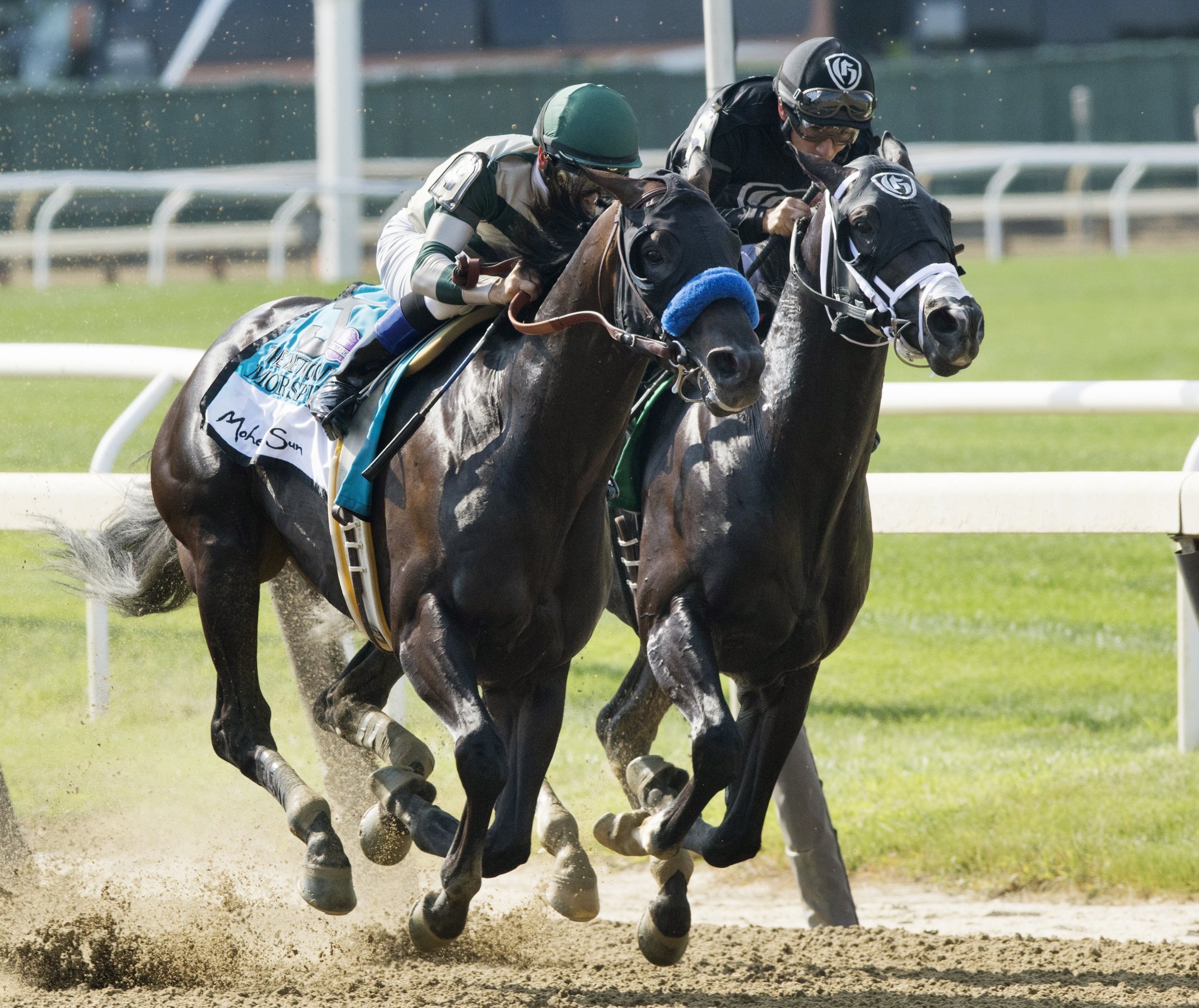 Sharp Azteca finishes second in the 2017 Metropolitan Handicap