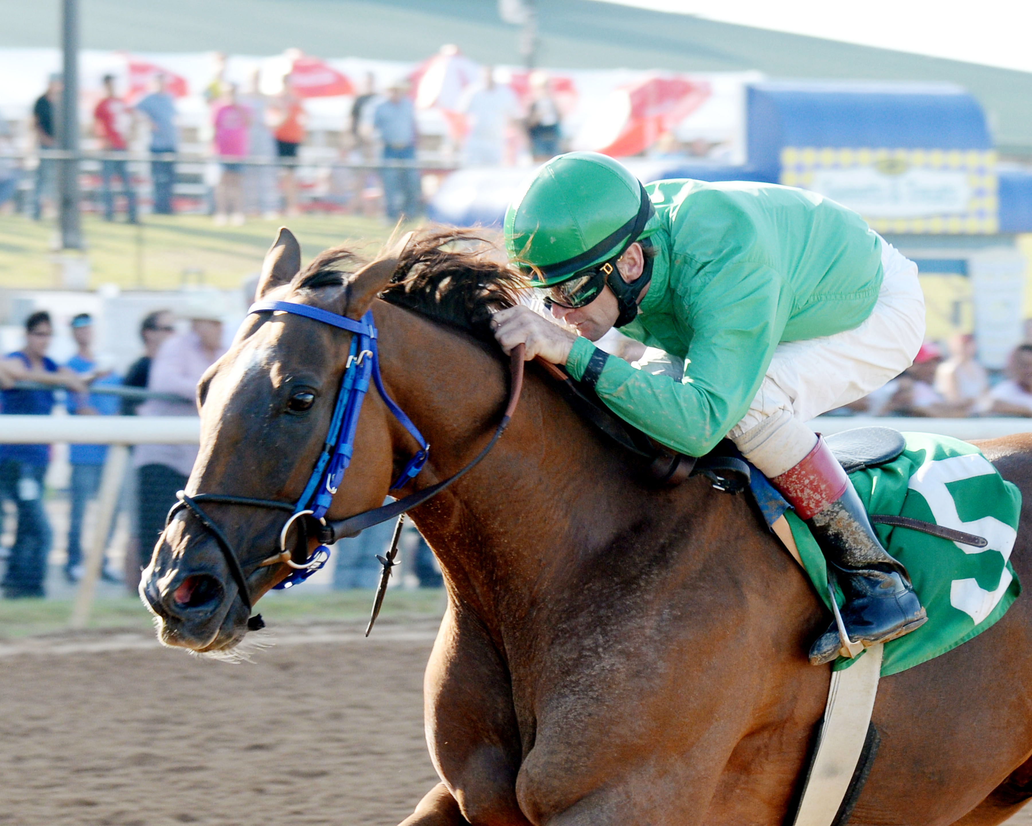 More Than Even wins the Muskogee Creek Nation Stakes