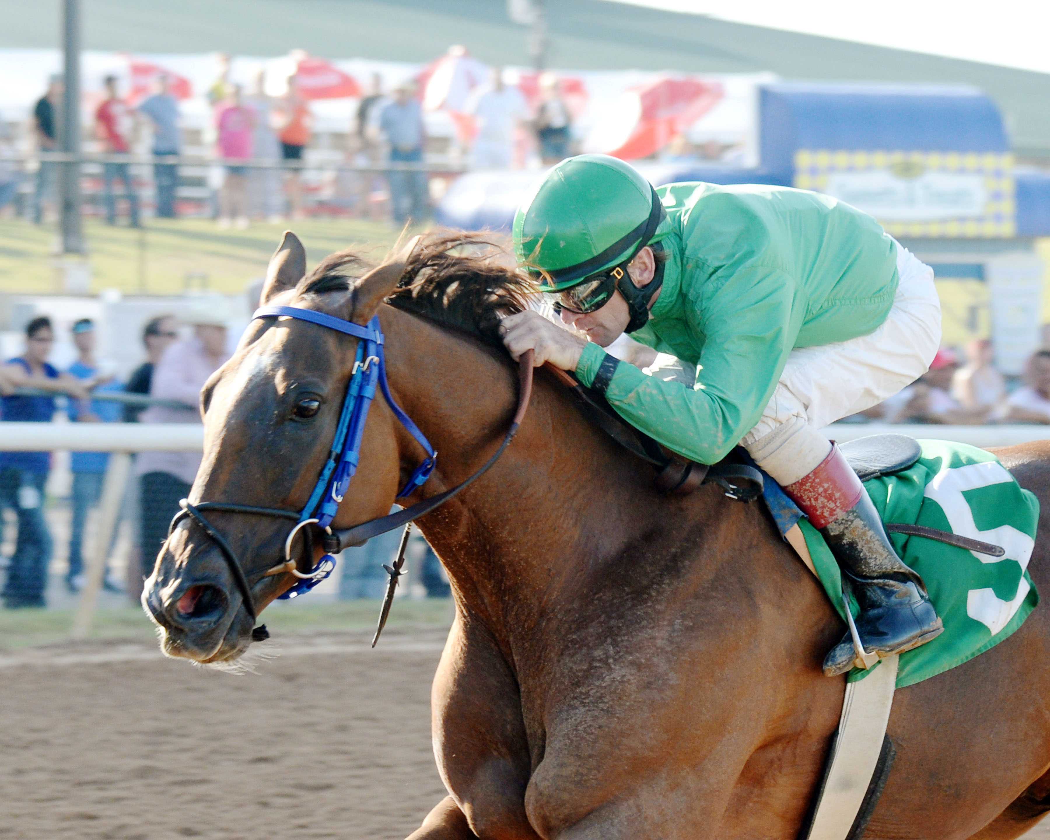 More Than Even wins the Muskogee Creek Nation Stakes