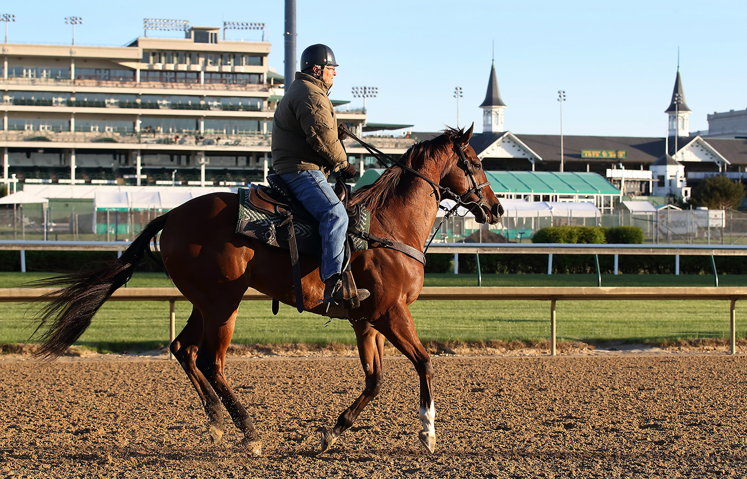 Bill Mott at Churchill on April 29