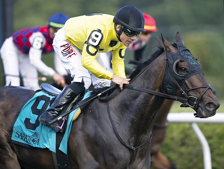 Mr Havercamp wins the Forbidden Apple Stakes at Saratoga Race Course