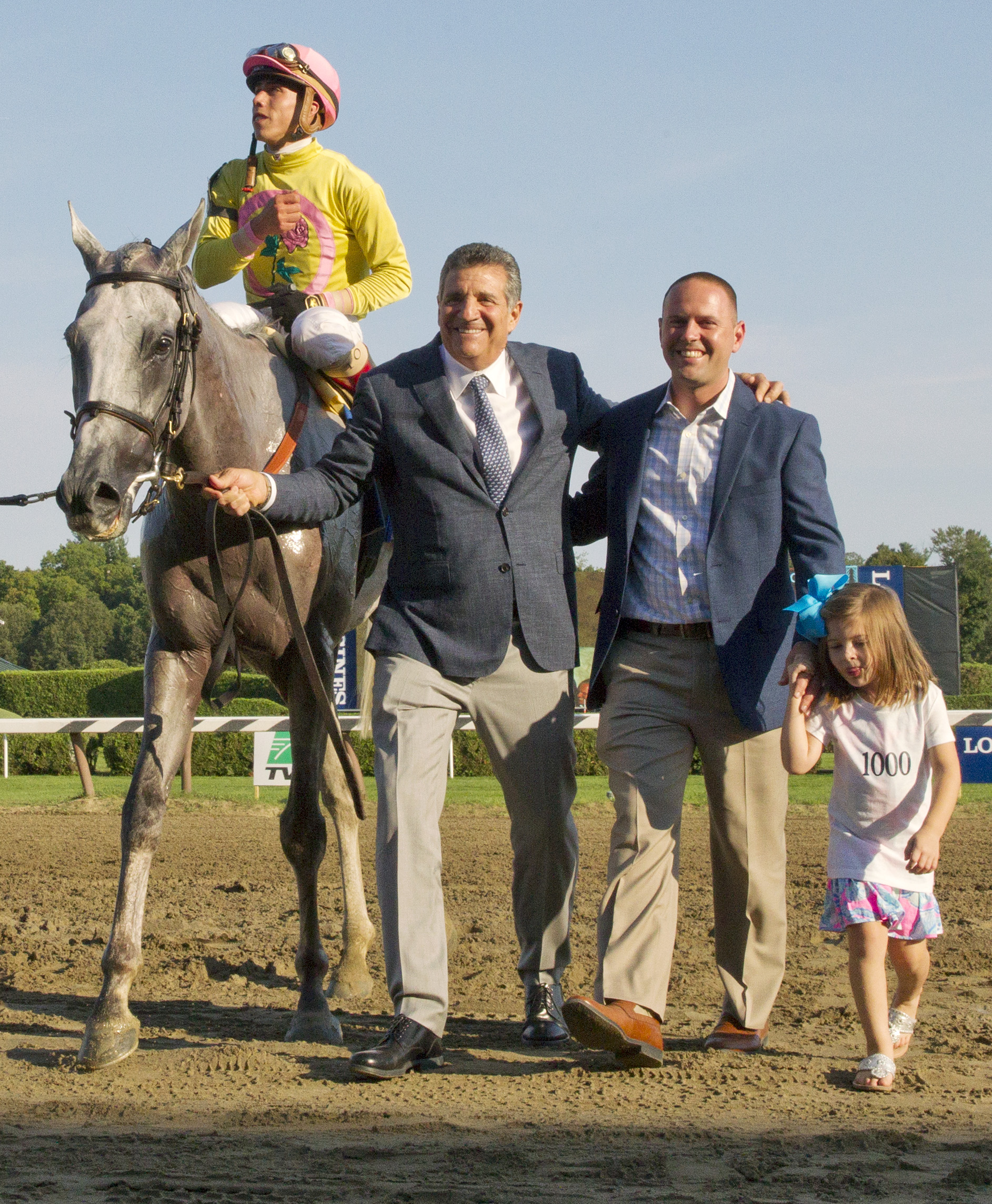 Chad Brown 1000th win with Mr Maybe