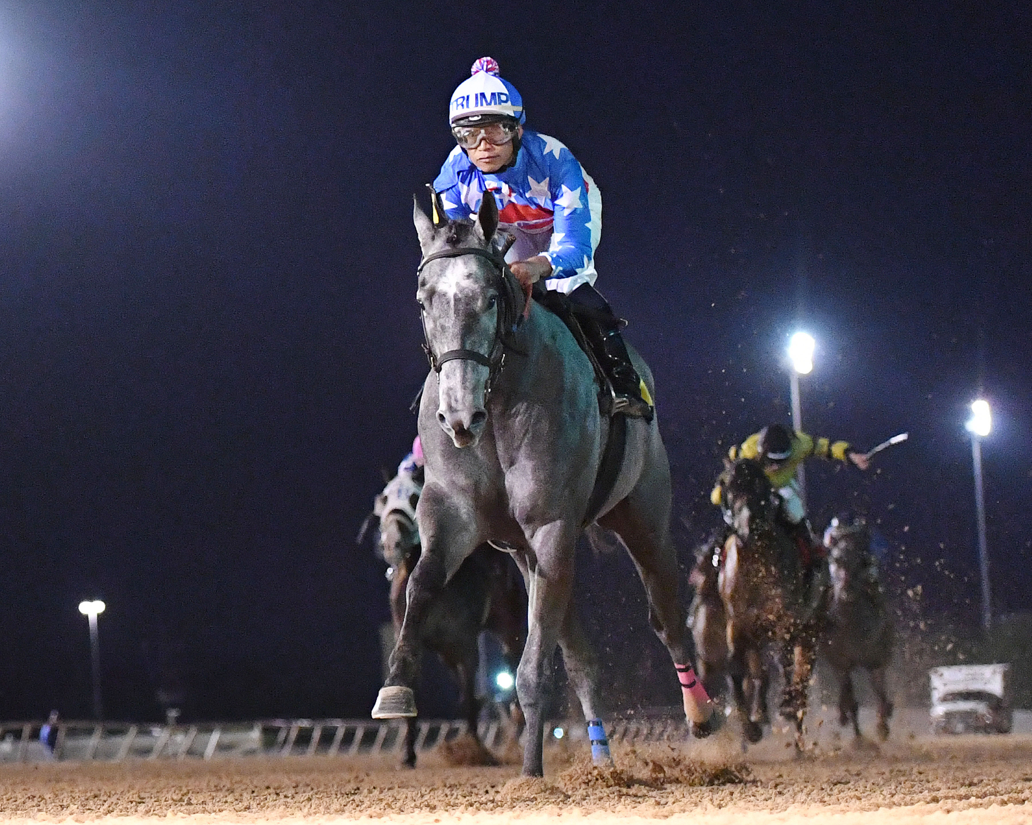 Mr. Money Bags wins the 2019 Groovy Stakes at Sam Houston Race Park