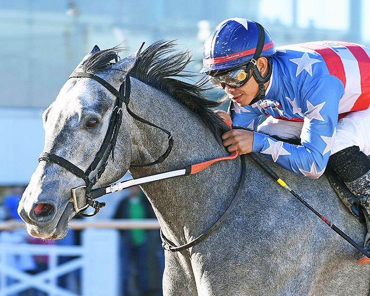 Mr Money Bags wins the 2020 Stonerside Stakes at Sam Houston Race Park