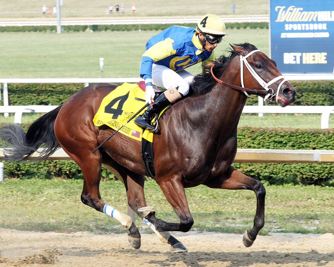 Mr. Wireless wins the 2021 West Virginia Derby at Charles Town