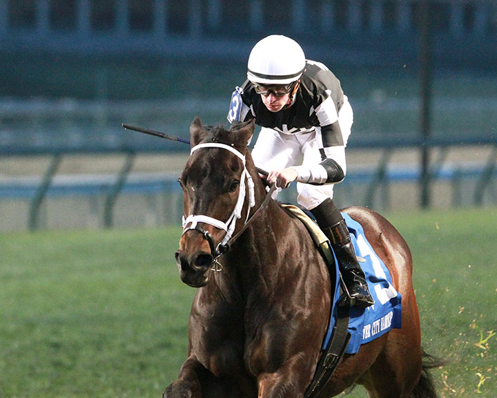 Mr. Misunderstood wins the 2018 River City Handicap