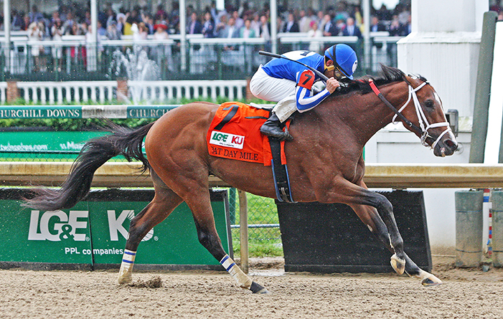 Mr. Money wins the Pat Day Mile