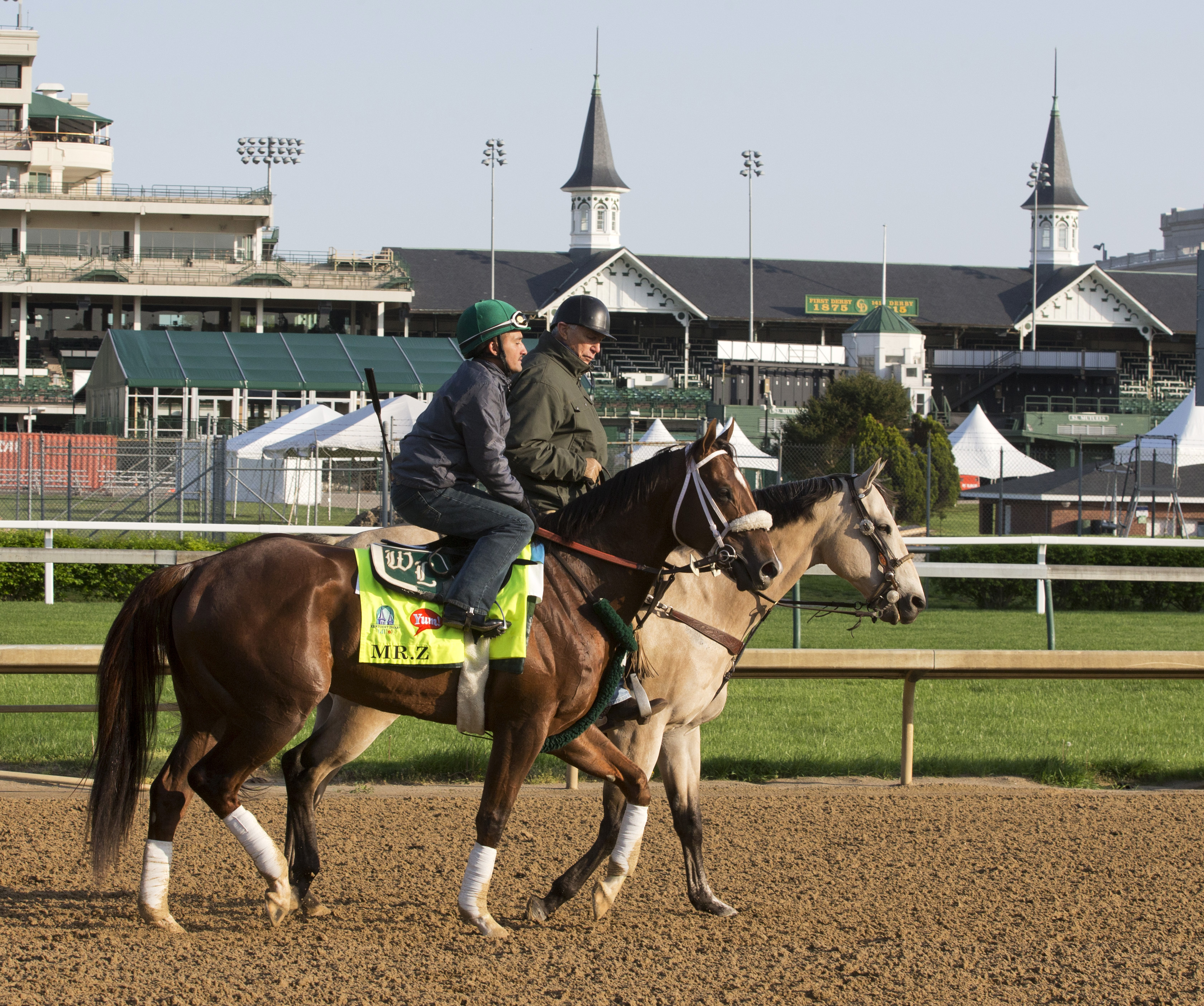 Wayne Lukas with Mr. Z