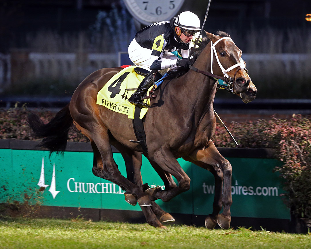 Mr. Misunderstood wins the 2019 River City Stakes at Churchill Downs