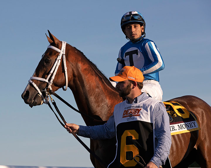 Mr. Money at the 2019 Pennsylvania Derby at Parx Racing