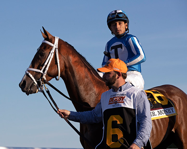 Mr. Money at the 2019 Pennsylvania Derby at Parx Racing