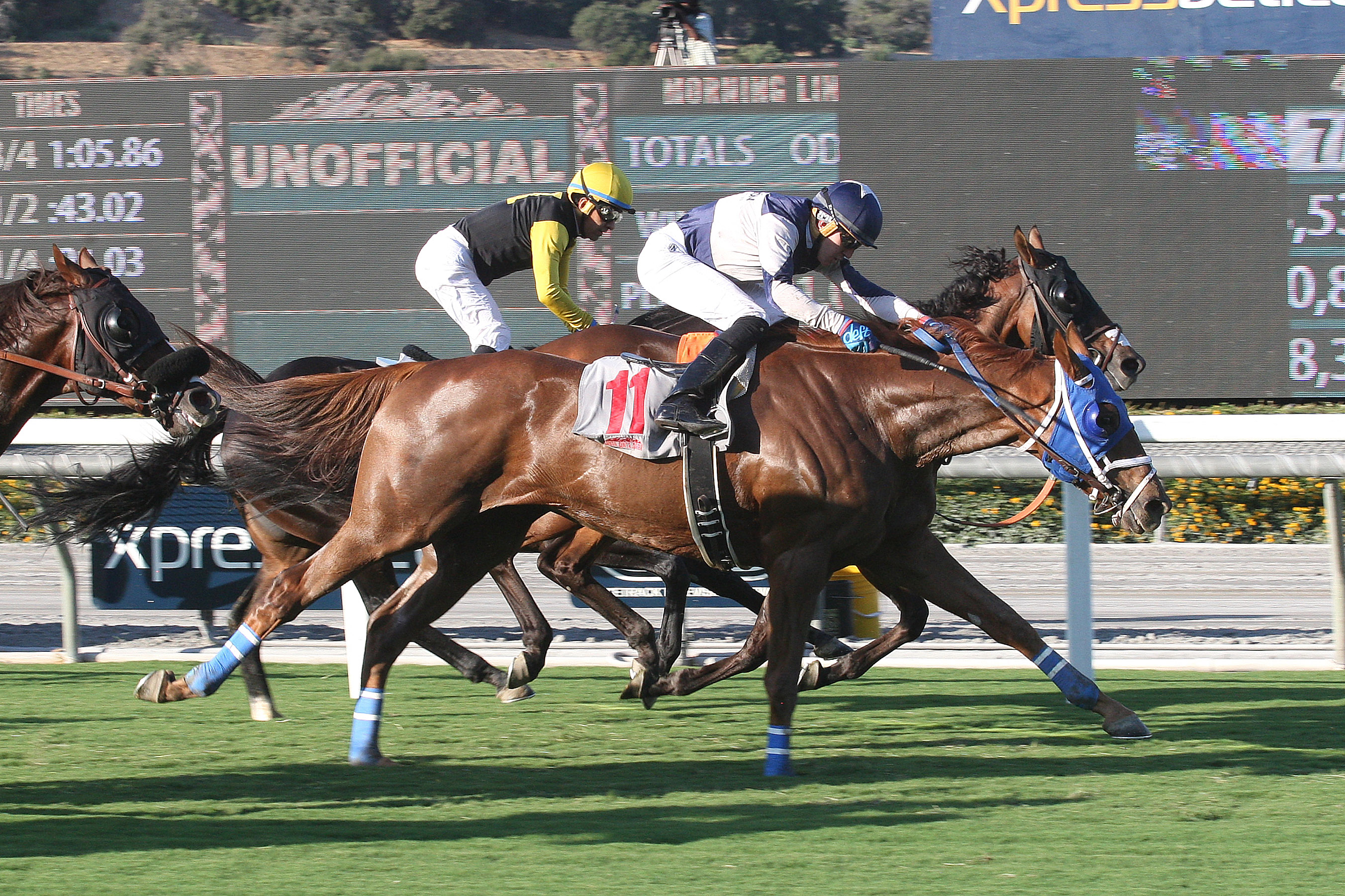 Mr. Roary wins the Eddie D Stakes 9.29.17-SK
