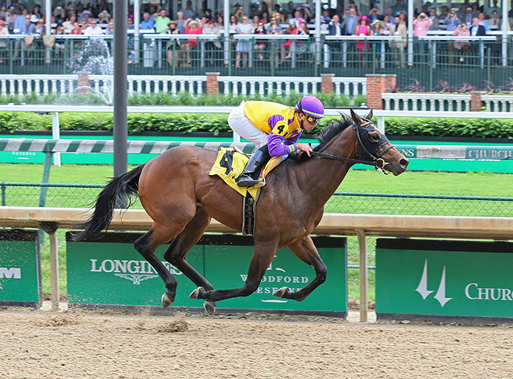 Ms Headley wins a May 1 maiden race at Churchill Downs