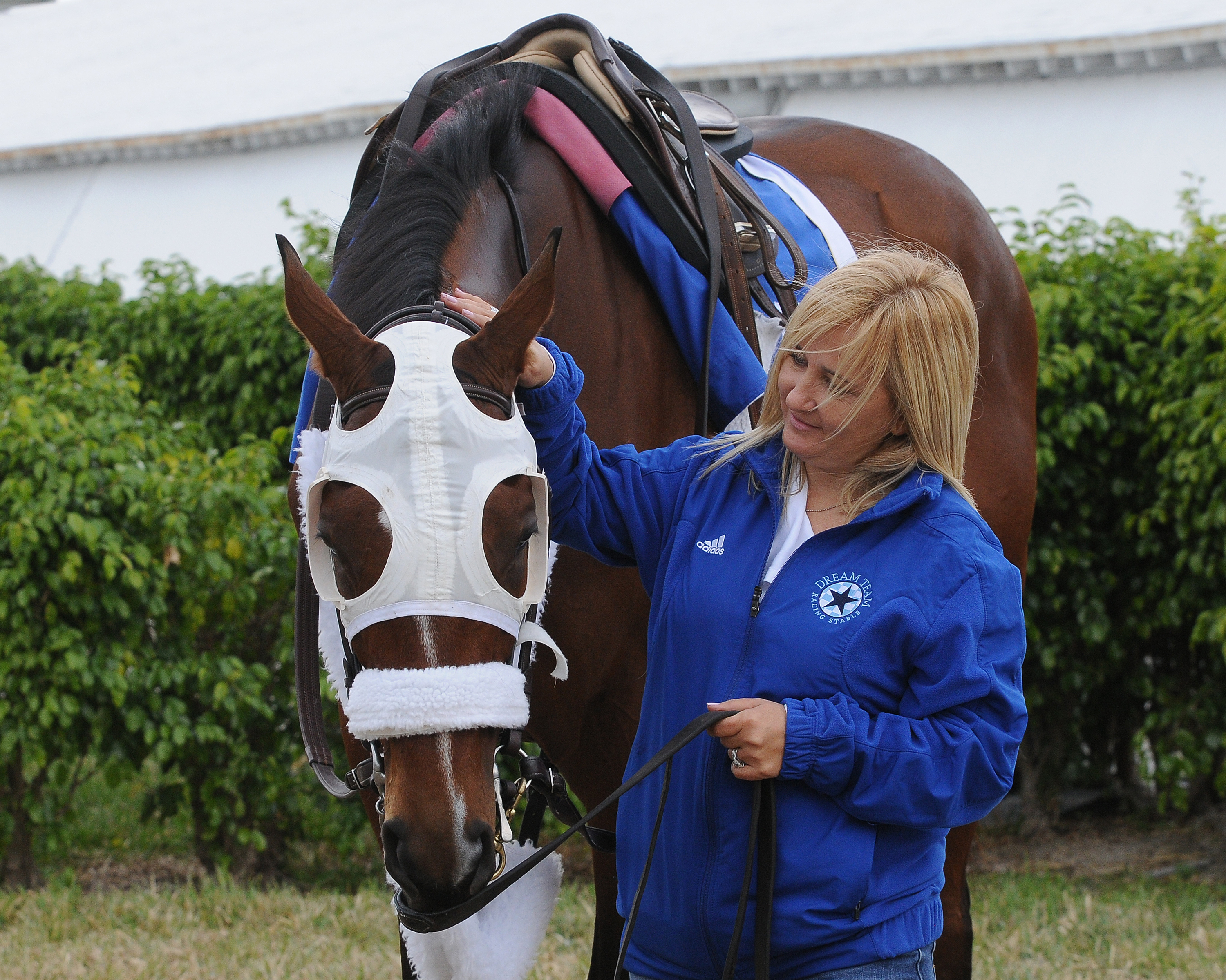 Kathy Ritvo with Mucho Macho Man