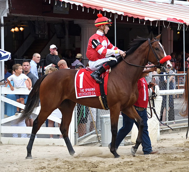 Mundaye Call at Saratoga Race Course on Sept. 1