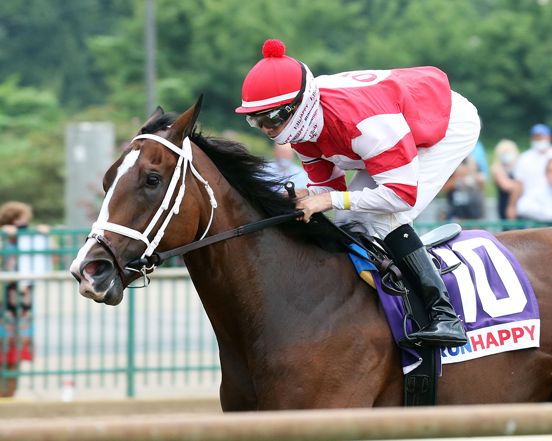 Mundaye Call wins the 2020 Audubon Stakes at Ellis Park