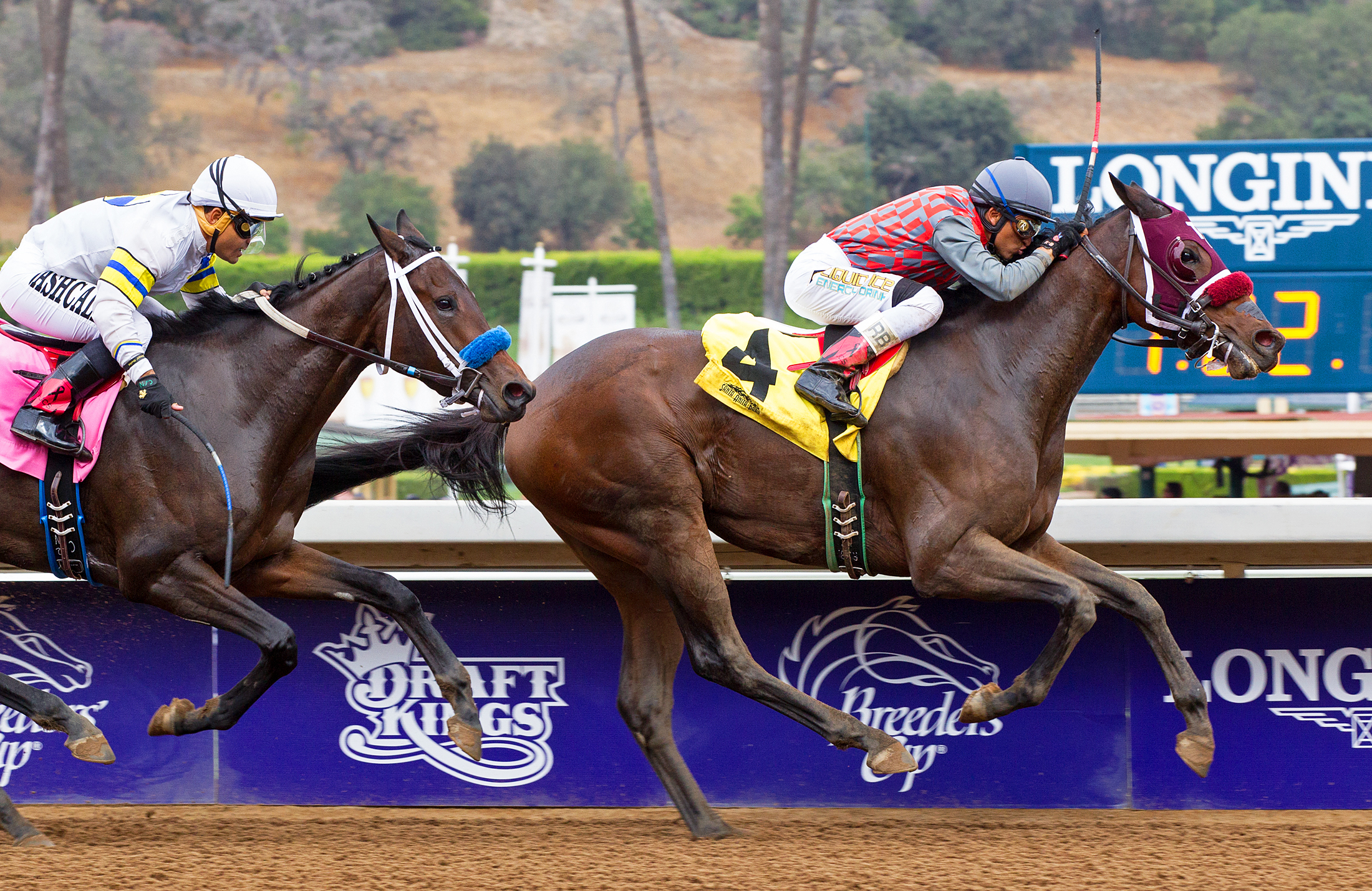 My Fiona wins the Golden State Juvenile Fillies