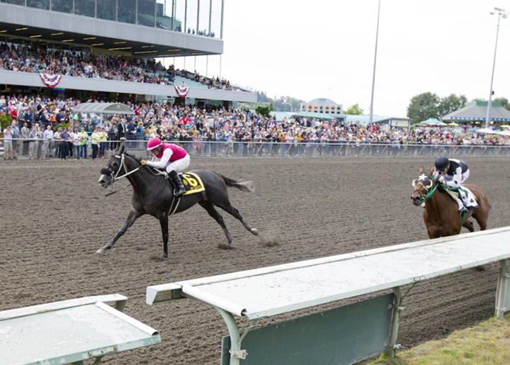 My Grandpa wins the Muckleshoot Derby at Emerald Downs