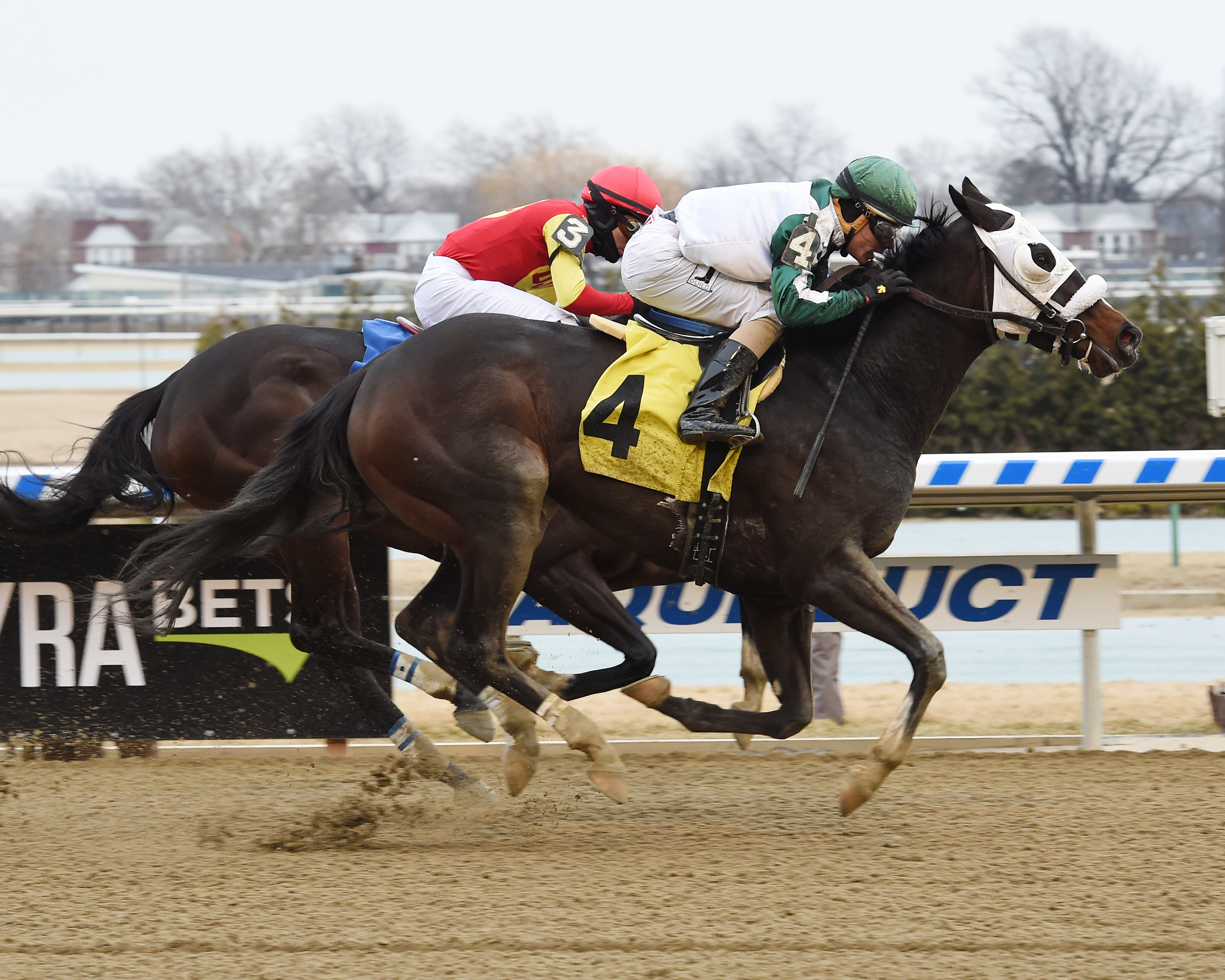My Roxy Girl wins a Feb. 9 allowance at Aqueduct