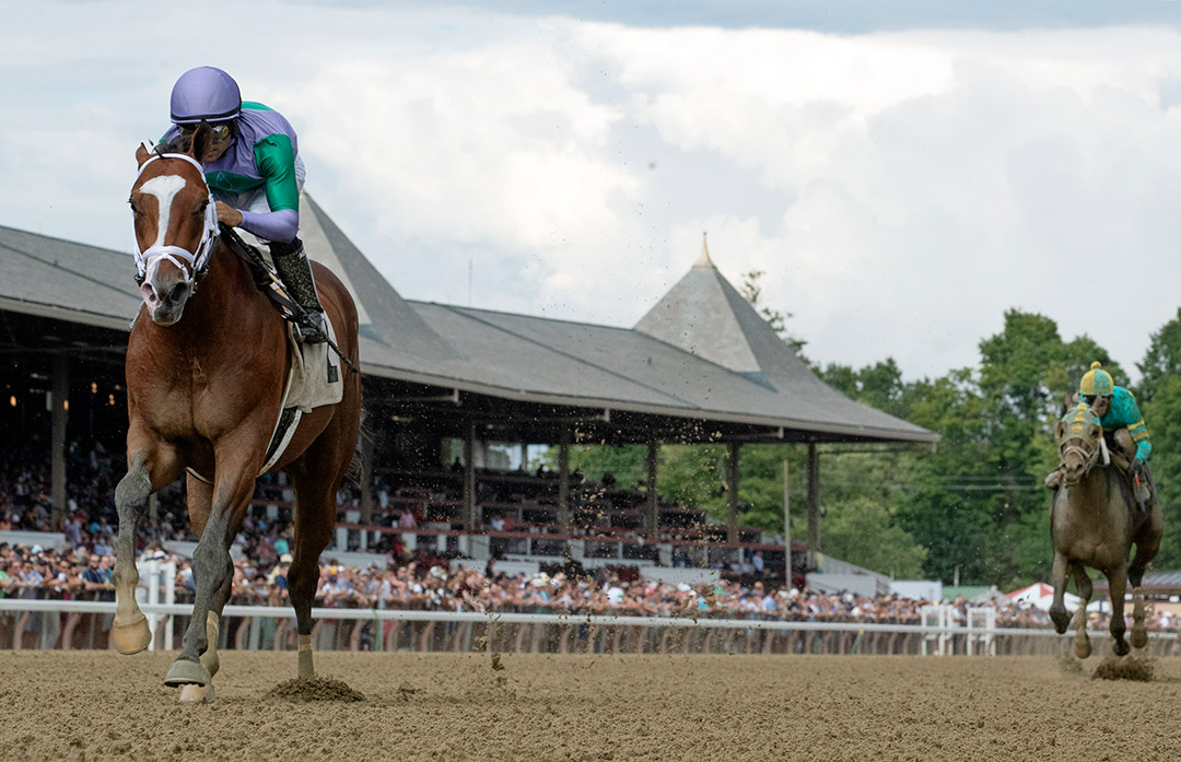 My Prankster wins an Aug. 21 maiden race at Saratoga