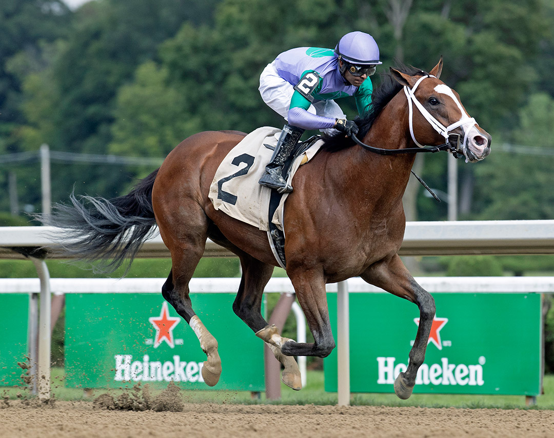 My Prankster wins an Aug. 21 maiden race at Saratoga