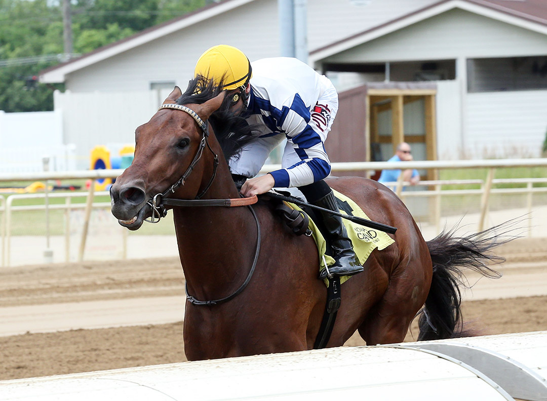 Myopic wins a June 23 maiden race at Indiana Grand