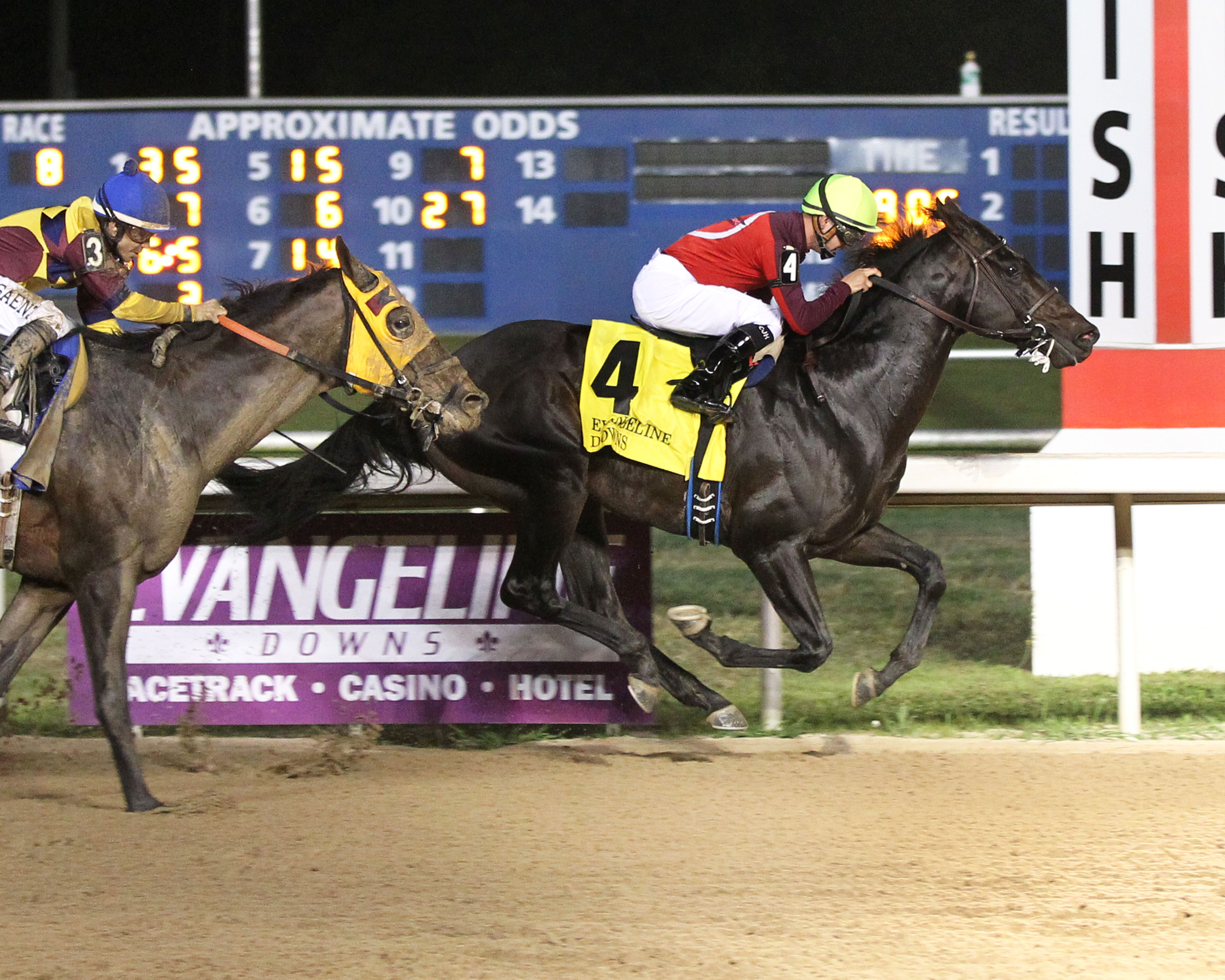 Mystery Train wins 2015 Evangeline Mile