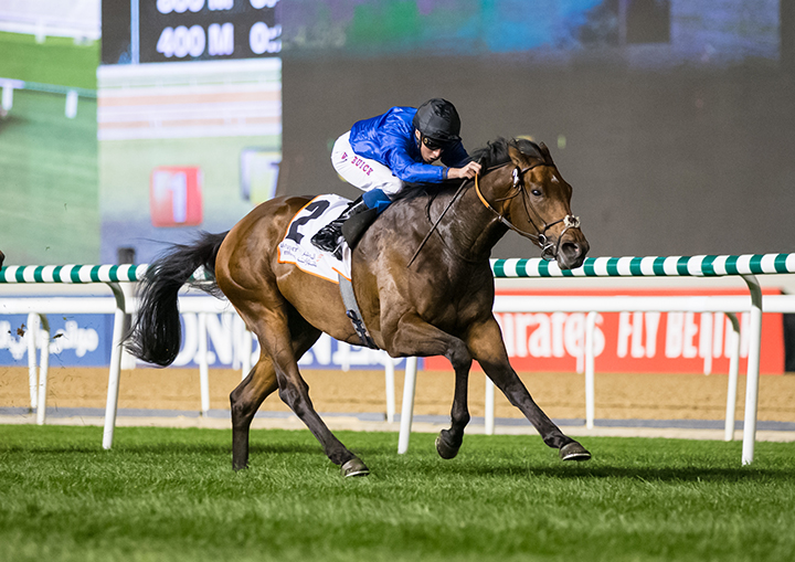 Mythical Magic wins the 2019 Zabeel Mile