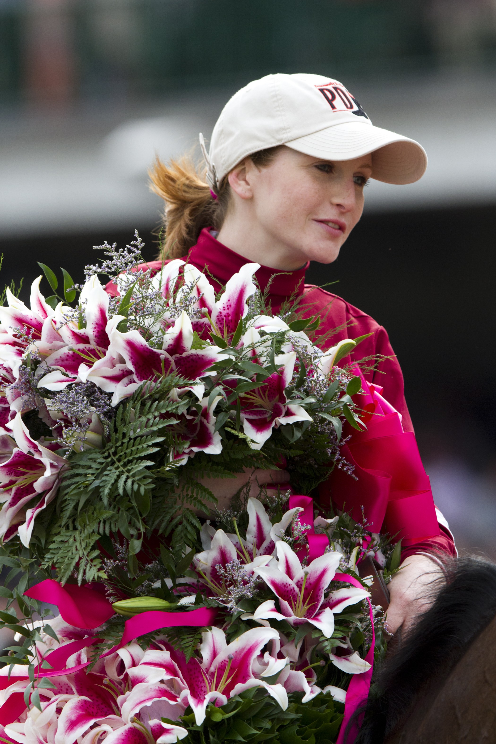 Rosie Napravnik after the Kentucky Oaks