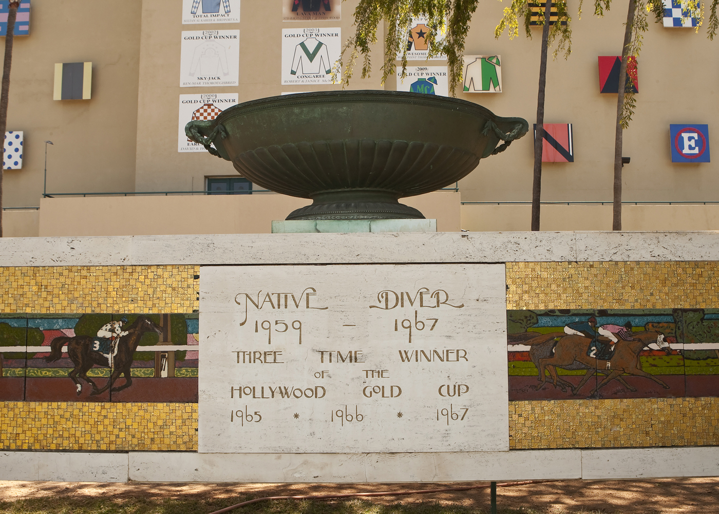 Native Diver monument