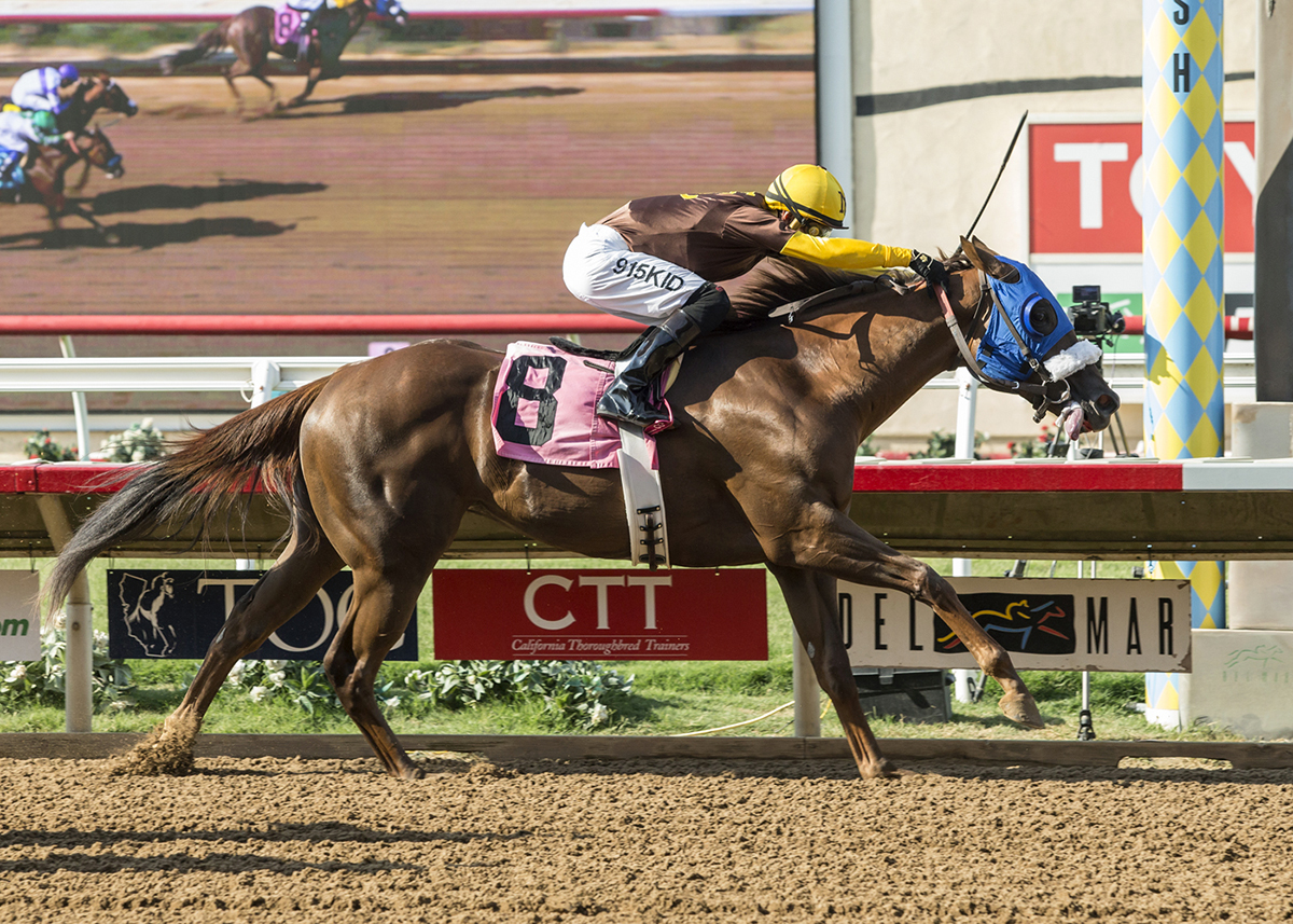 Naughty Tiger wins the 2018 CTBA Stakes