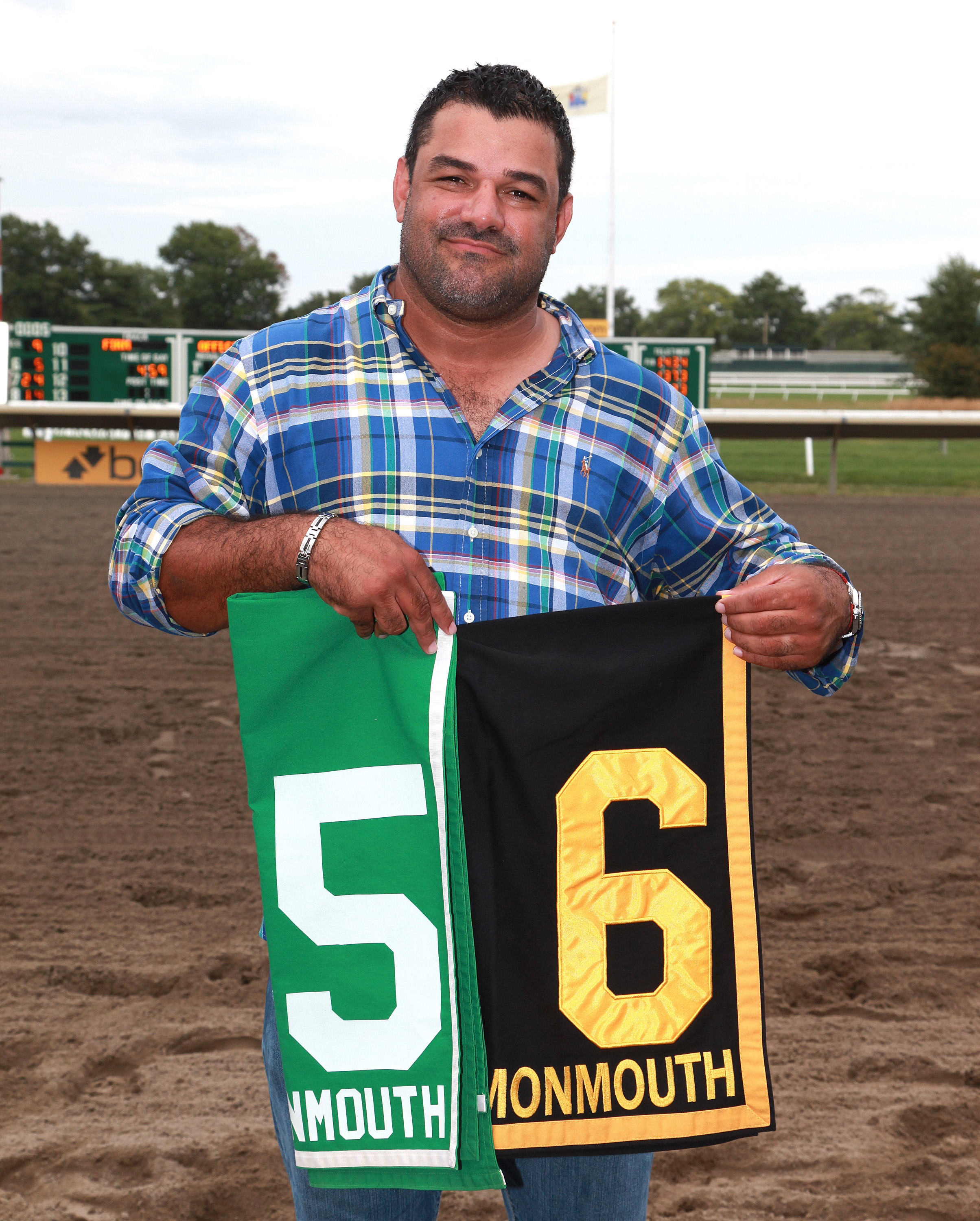 Jorge Navarro after his 56th win at Monmouth