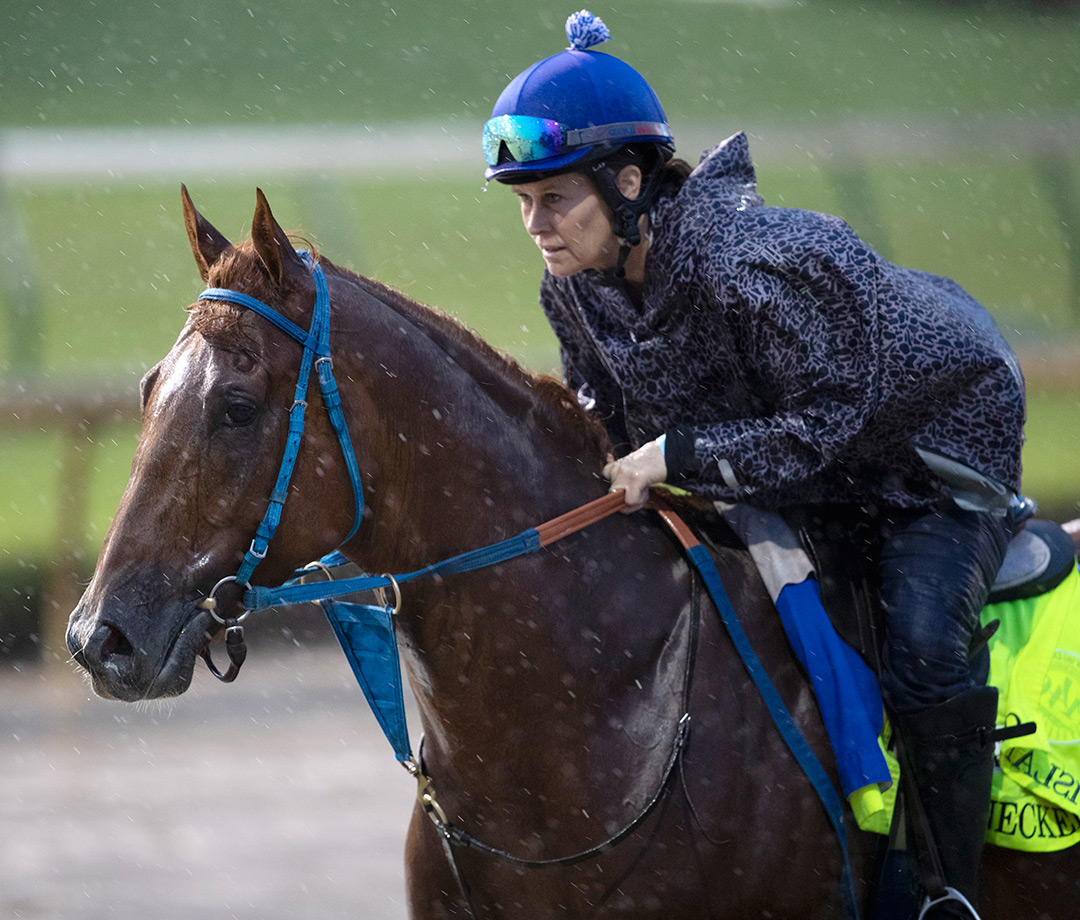 Necker Island trains at Churchill Downs for the 2020 Kentucky Derby