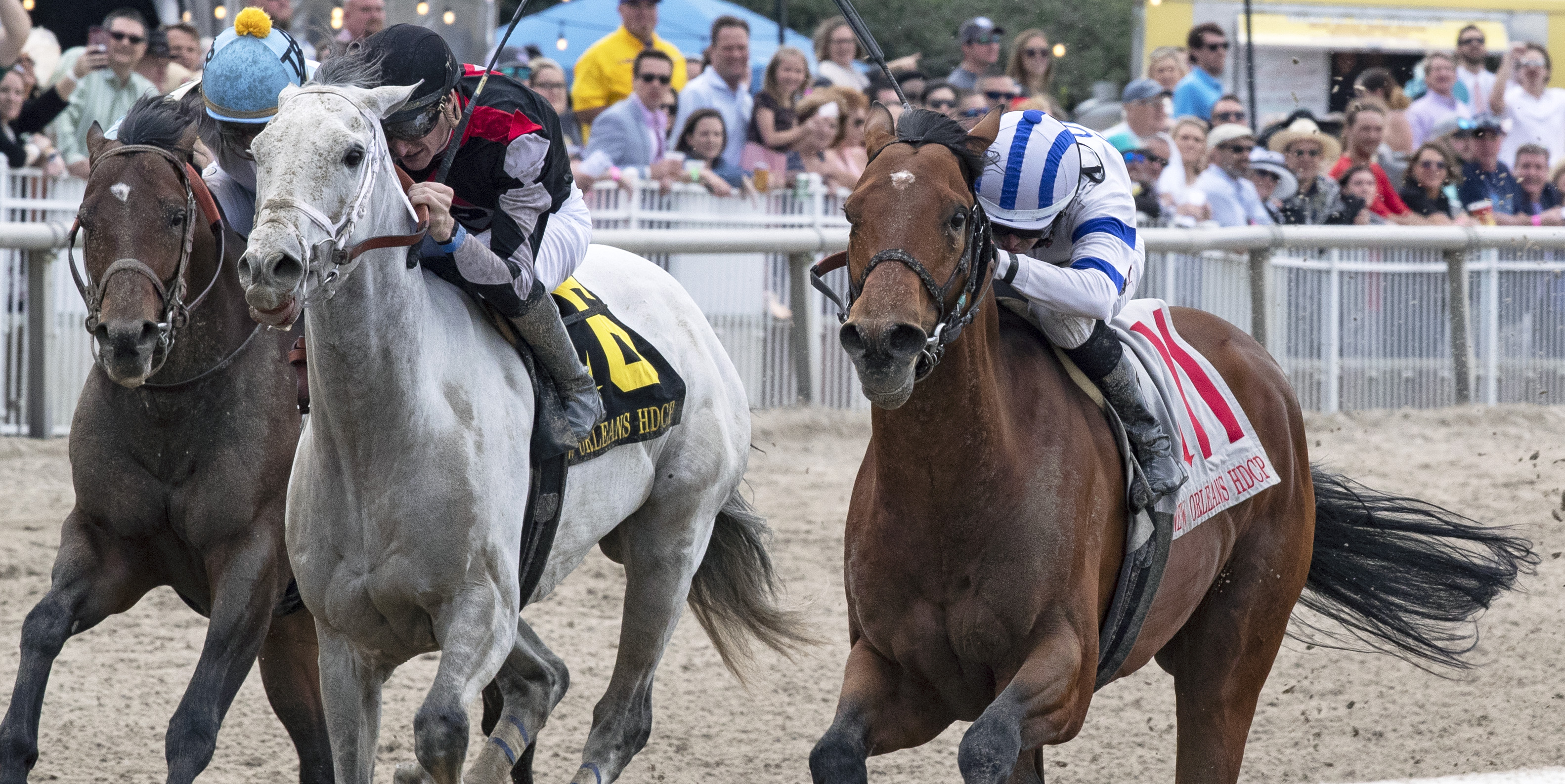 Core Beliefs wins 2019 New Orleans Handicap (Barb)