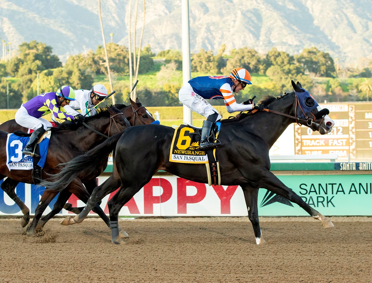 Newgrange wins San Pasqual at SA Jan 28 2023