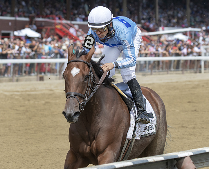 Newly Minted wins the 2019 Fleet Indian Stakes at Saratoga Race Course