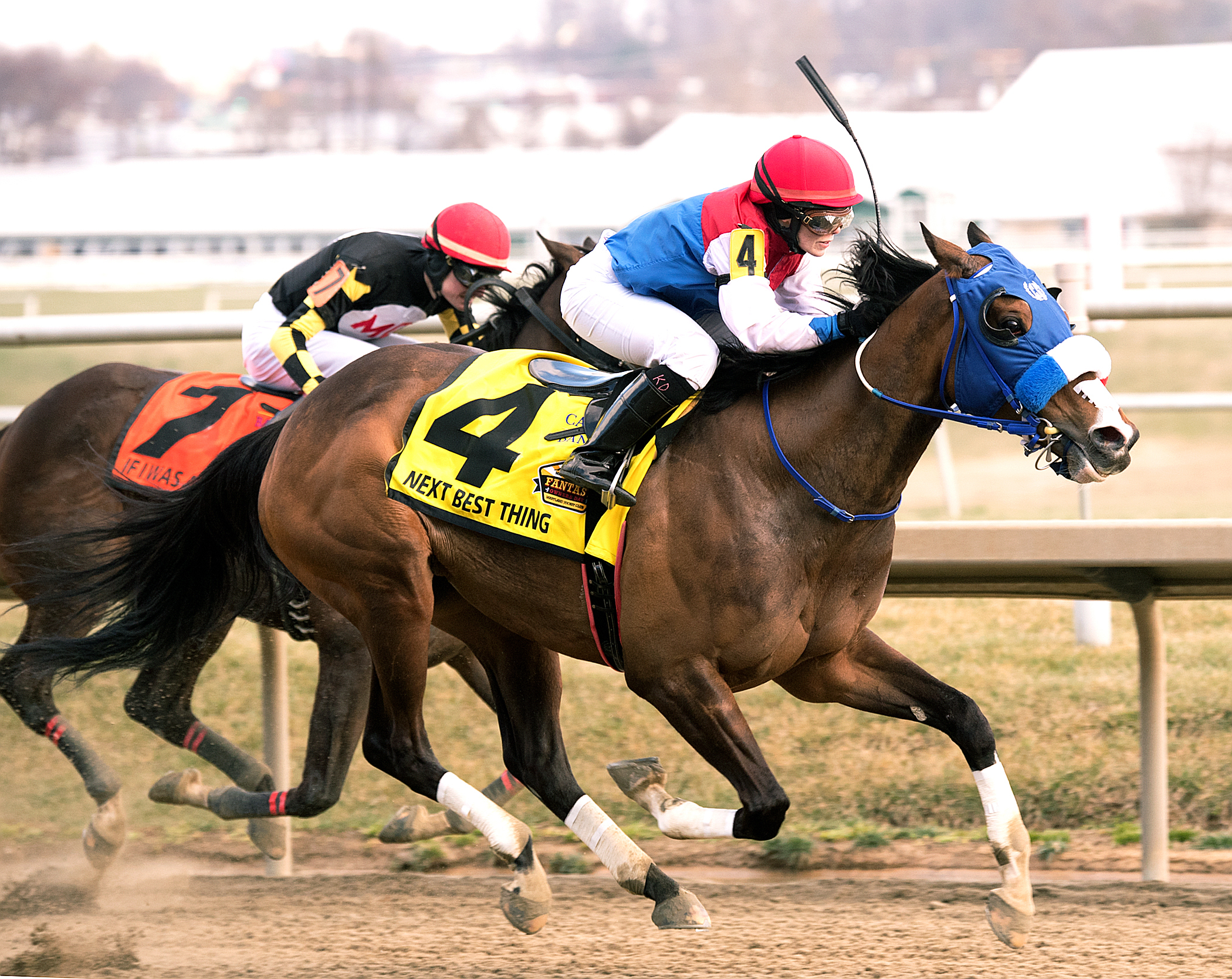Next Best Thing wins the Conniver Stakes