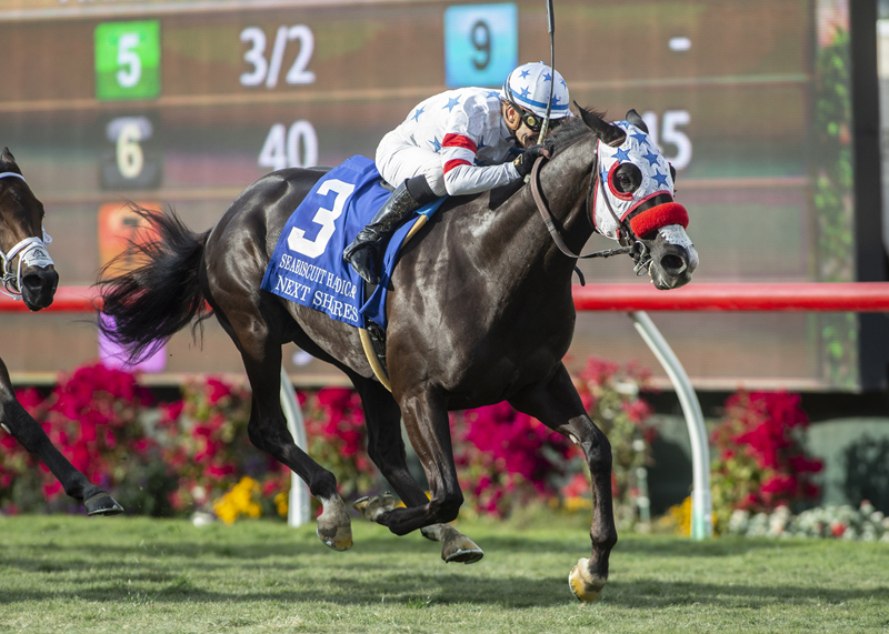 Next Shares wins the 2019 Seabiscuit Handicap