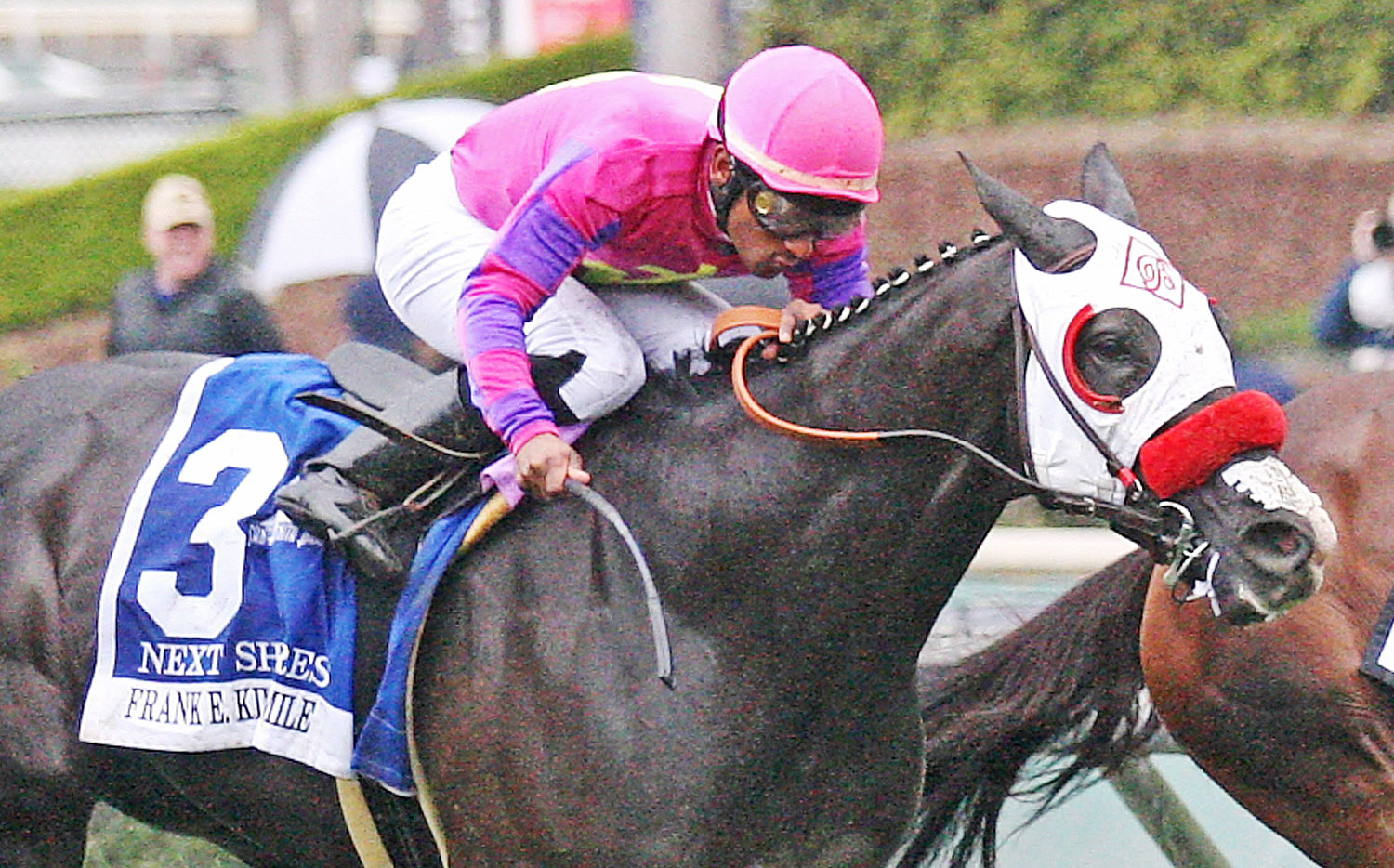 Next Shares finishes second in the Frank E. Kilroe Mile