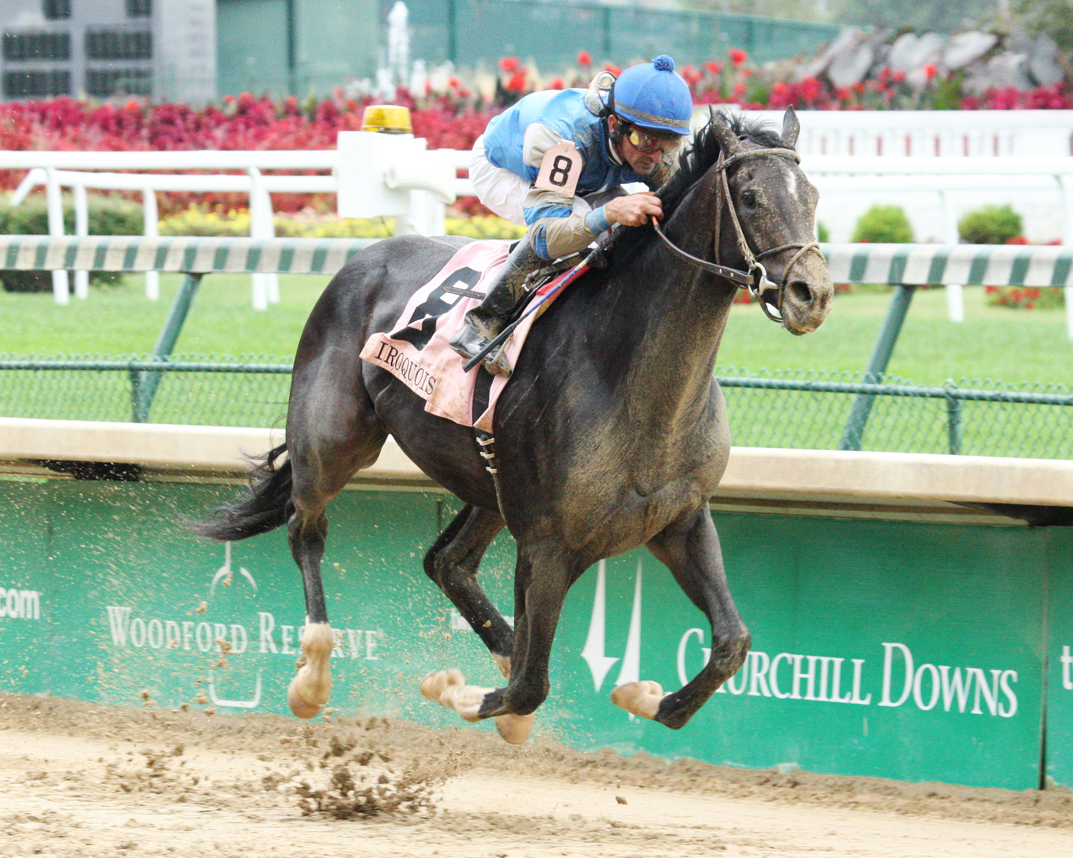Not This Time wins the Iroquois Stakes