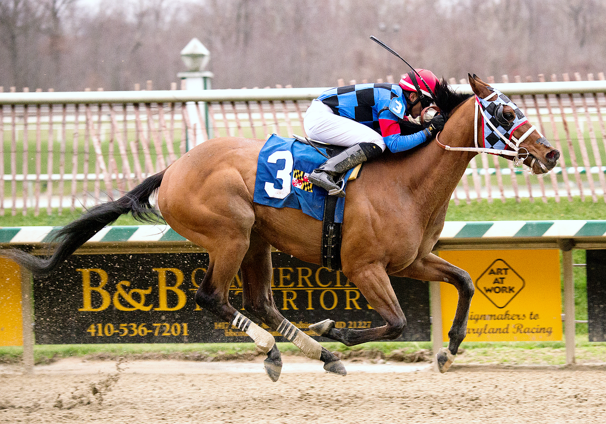 Noteworthy Peach wins the Jennings Handicap