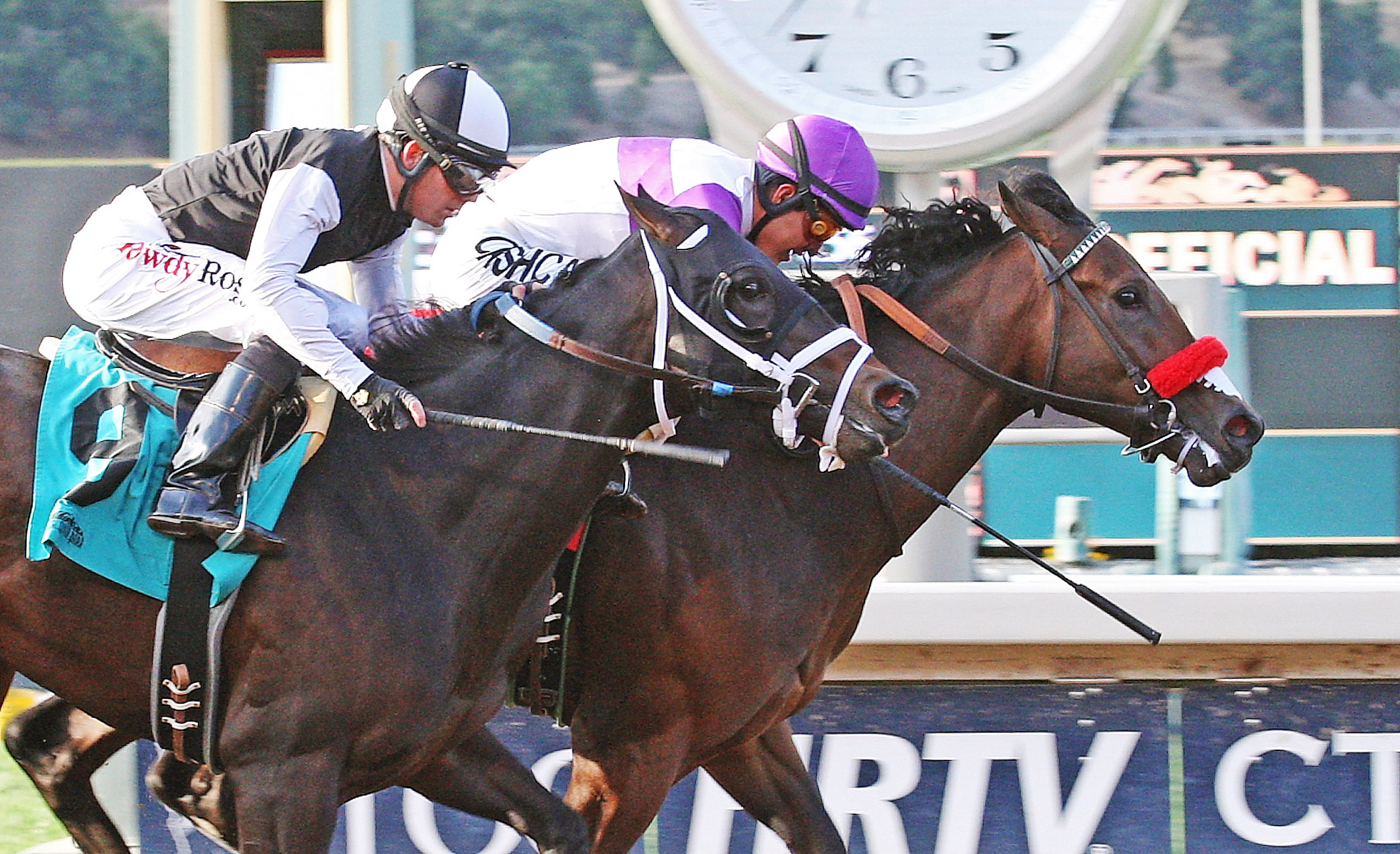 Nyquist wins a maiden race